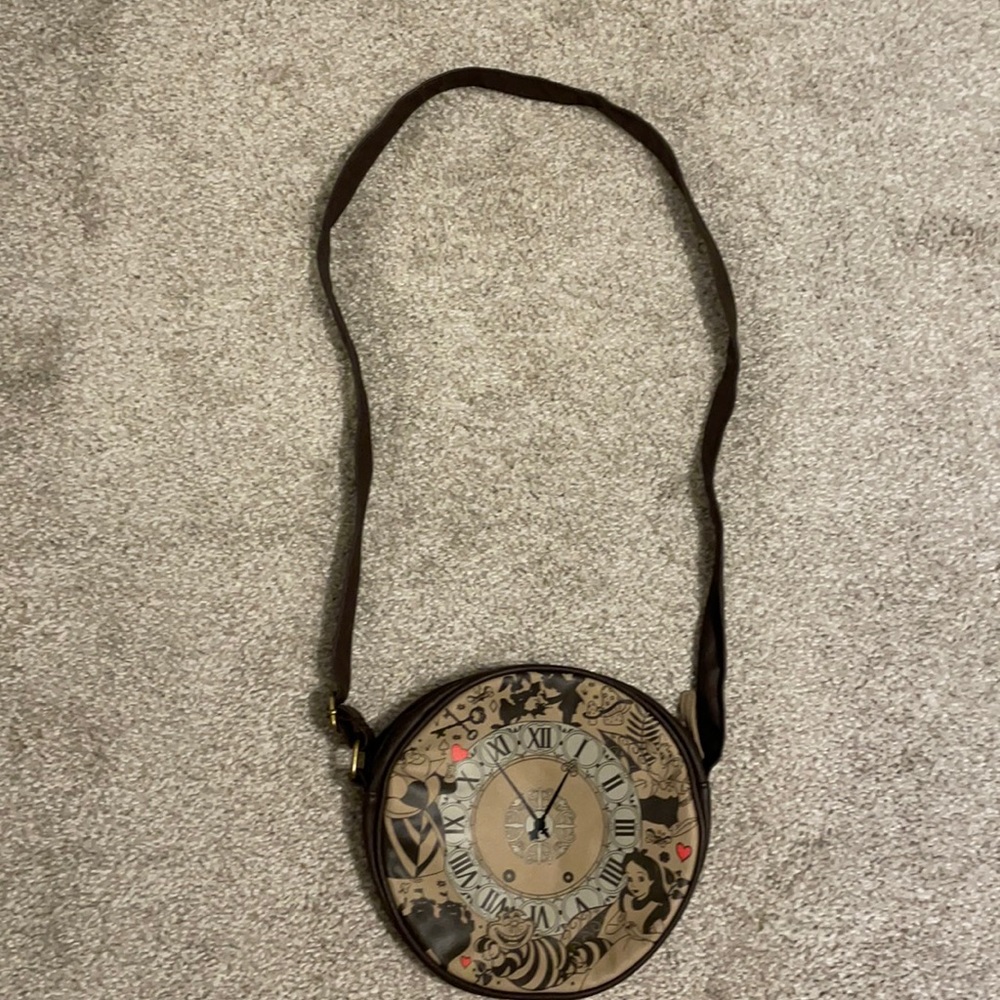 Disney Alice and Wonderland Clock Purse